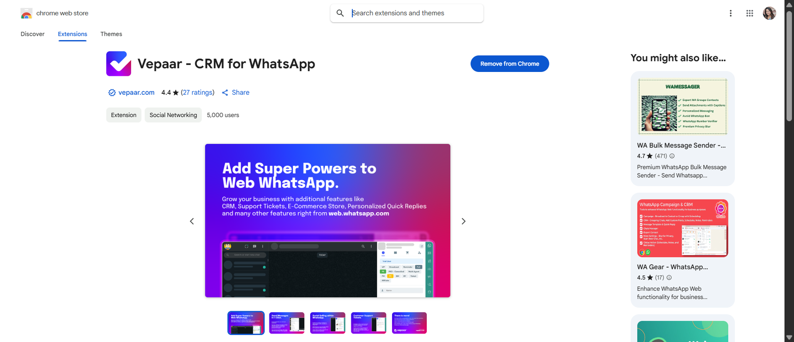 Install & Set up Vepaar’s Whats App Extensio